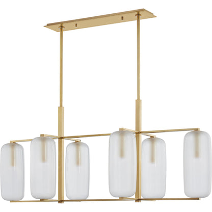 Pebble Island Light by Hudson Valley. Made from brass in a modern style.