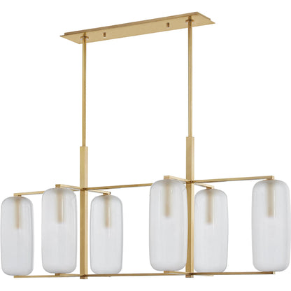 Pebble Island Light by Hudson Valley. Made from brass in a modern style.