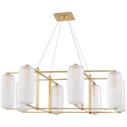 Pebble Island Light by Hudson Valley. Made from brass in a modern style.