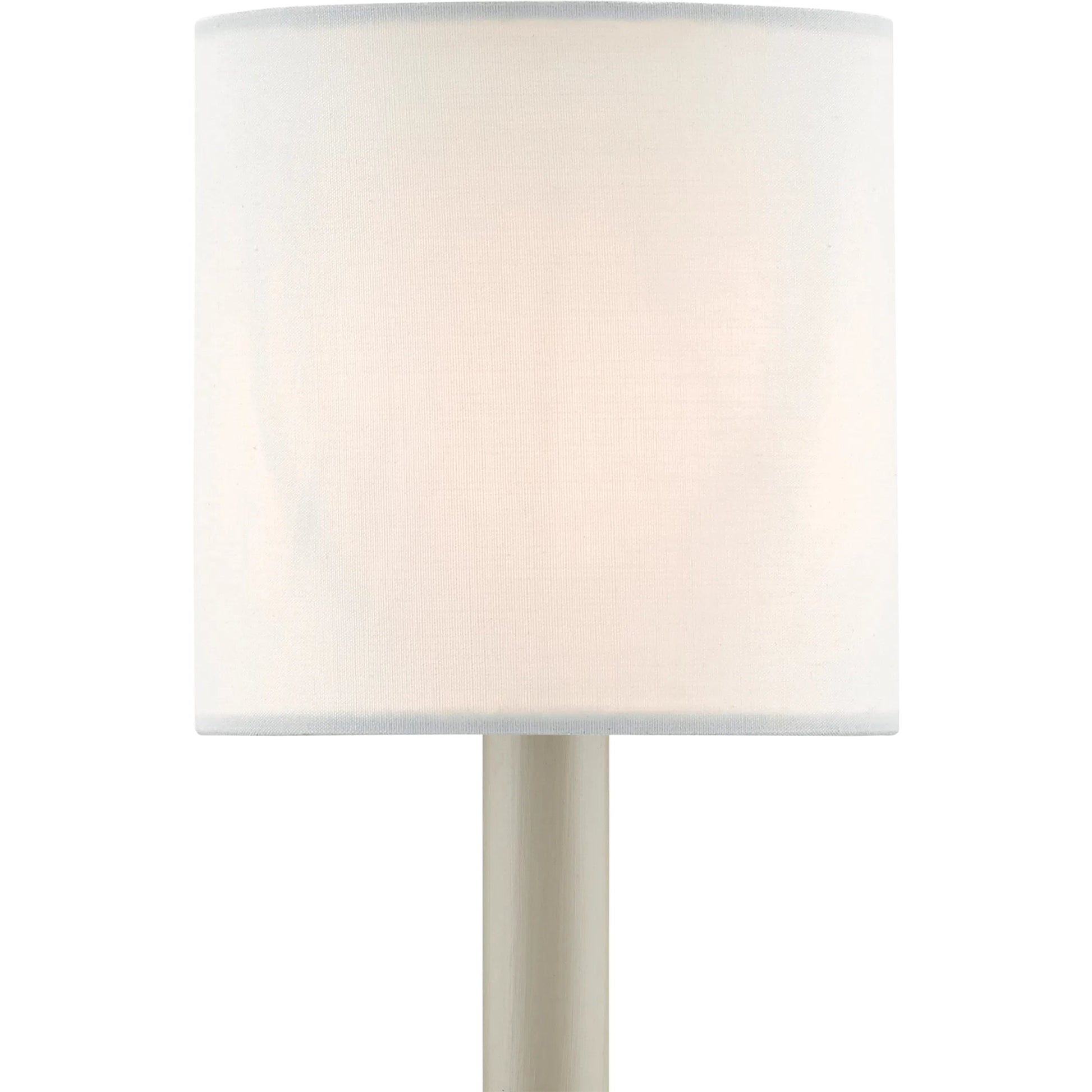 Shade by Currey and Company in white cotton. Made from cotton in a transitional style.
