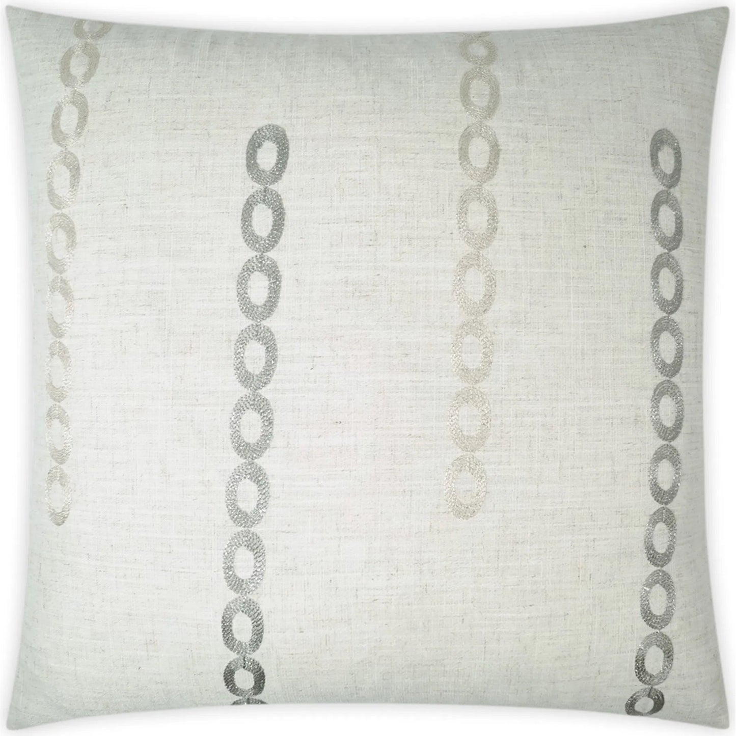 001 SI-2381613 | Primary Silo | Links Pillow by DV Kap Home in ivory. Made from unique in a transitional style.