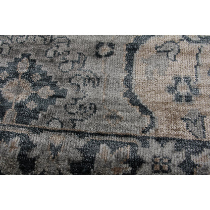 Antique Weave Bamboo Pattern Rug by Exquisite Rugs in blue, gray. Made from bamboo silk in a unique style.
