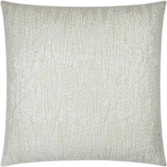 Dripping Pillow by DV Kap Home in ivory. Made from unique in a unique style.