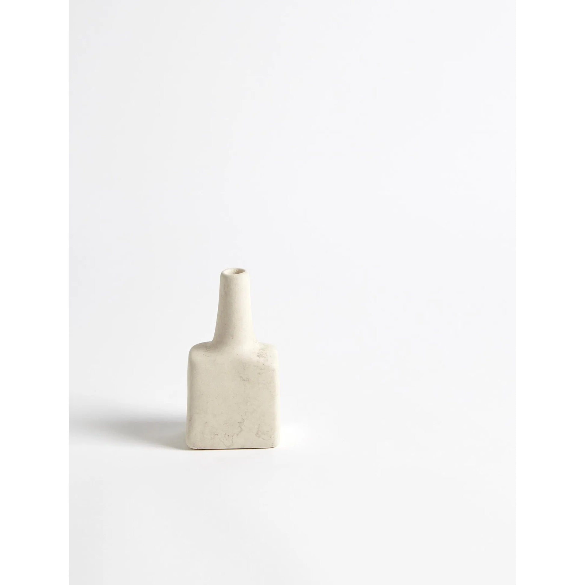Tall Stack Bottle by Global Views in reactive ivory. Made from earthenware in a eclectic & global style.