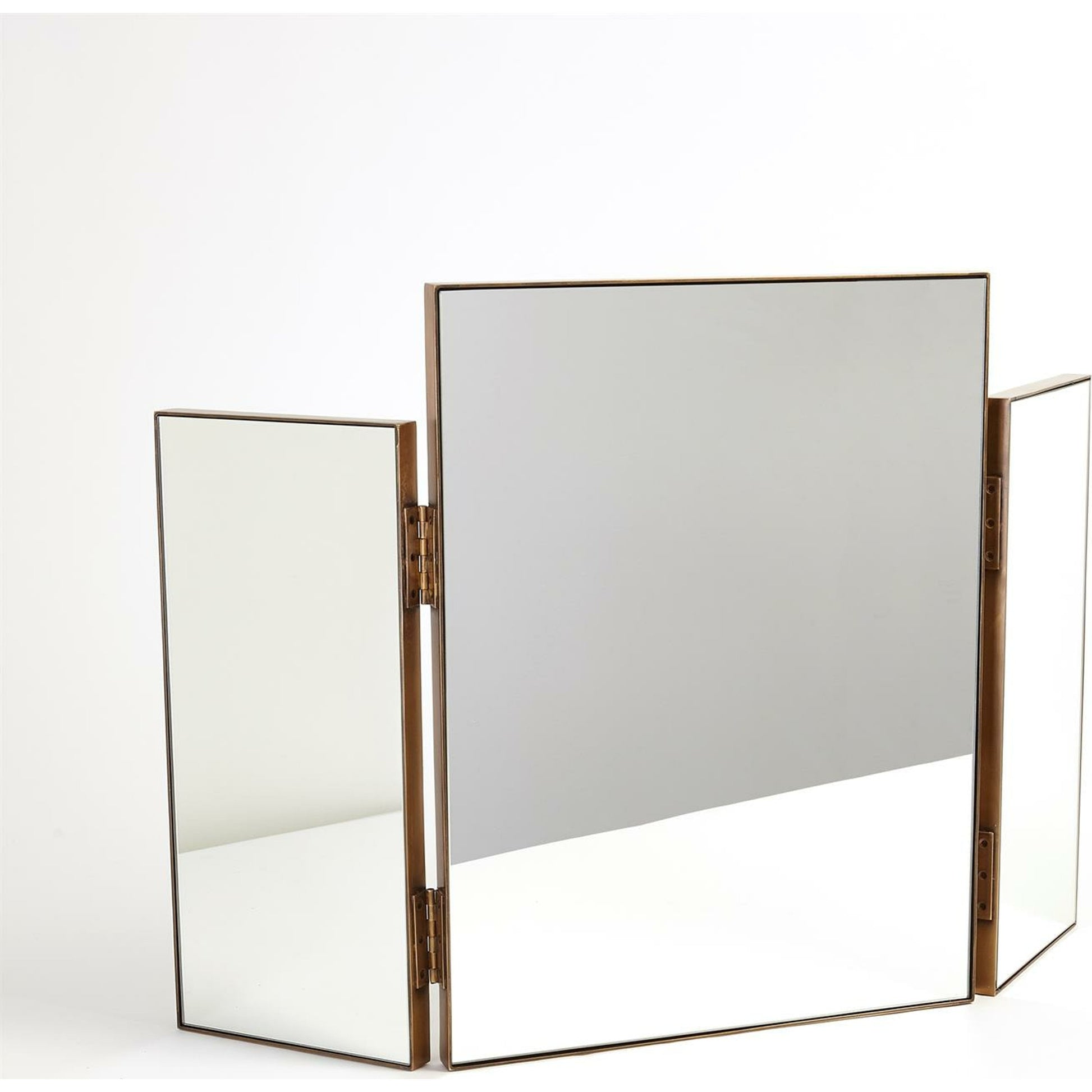 Tri Fold Vanity Mirror by Global Views. Made from unique in a transitional style.