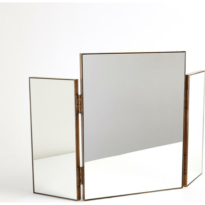 Tri Fold Vanity Mirror by Global Views. Made from unique in a transitional style.