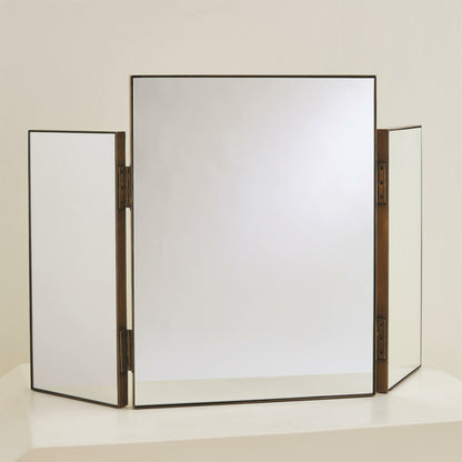 Tri Fold Vanity Mirror by Global Views. Made from unique in a transitional style.