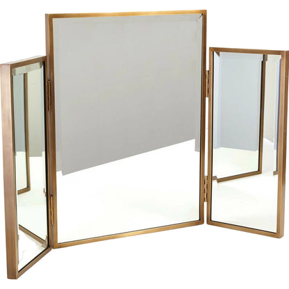 Tri Fold Vanity Mirror by Global Views. Made from unique in a transitional style.
