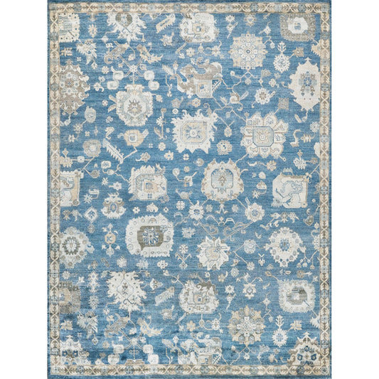 Museum Rug - Navy by Exquisite Rugs in navy. Made from bamboo silk, cotton in a unique style.