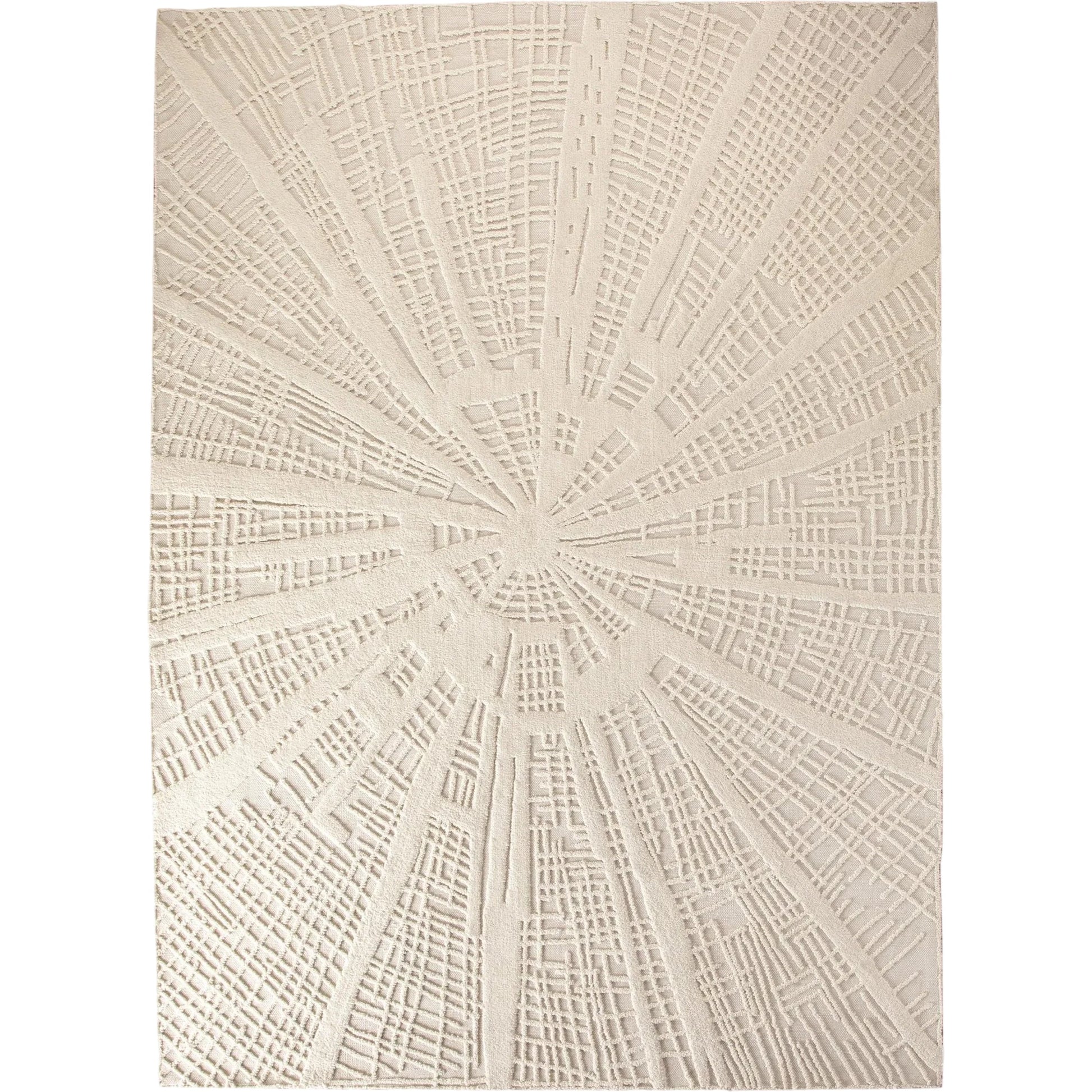 Vortex Rug by Global Views. Made from 100% wool, 100% cotton backing in a unique style.