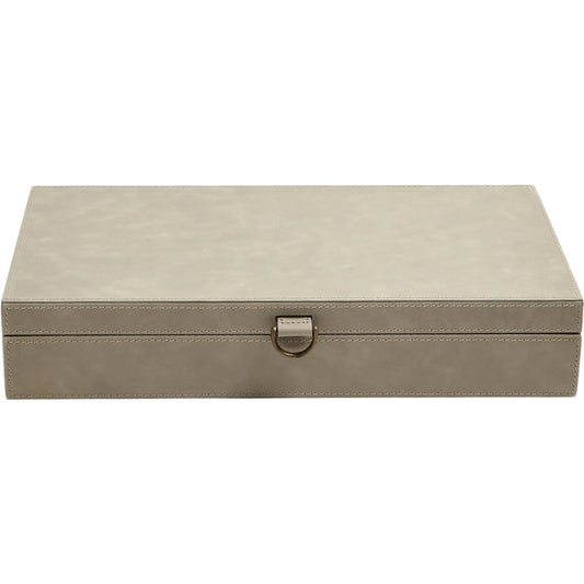 Marbled Leather D Ring Box by Global Views. Made from unique in a transitional style.