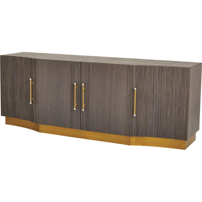 Mayfair Cabinet by Global Views. Made from brass, nickel in a modern style.