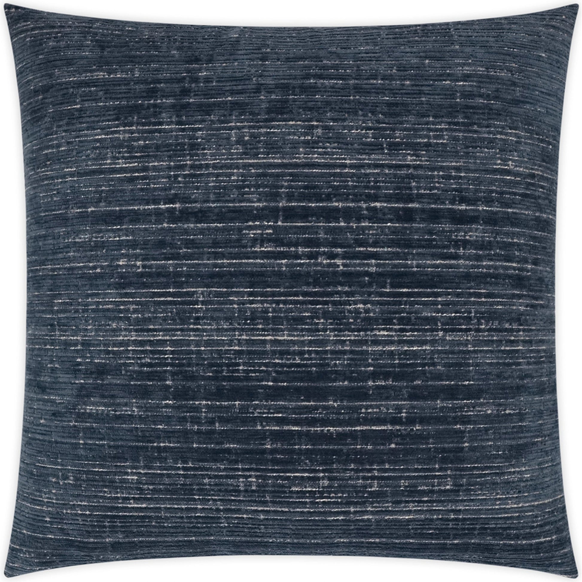 Agra Pillow by DV Kap Home in denim. Made from 75.7% polyester, 20.2% cotton, 3.7% acrylic, .4% linen in a modern style.