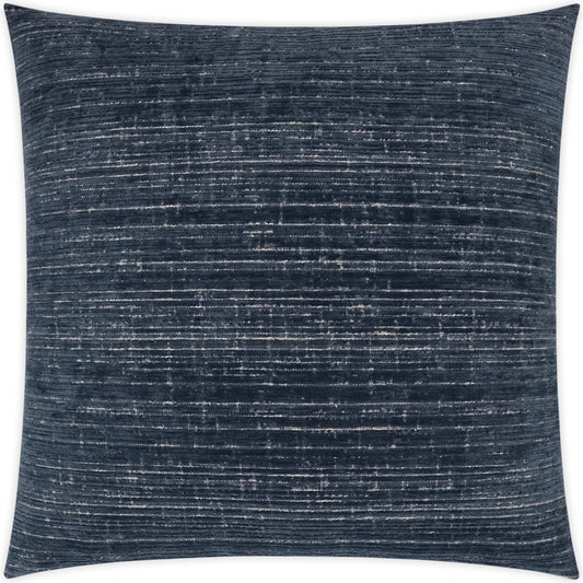 Agra Pillow by DV Kap Home in denim. Made from 75.7% polyester, 20.2% cotton, 3.7% acrylic, .4% linen in a modern style.