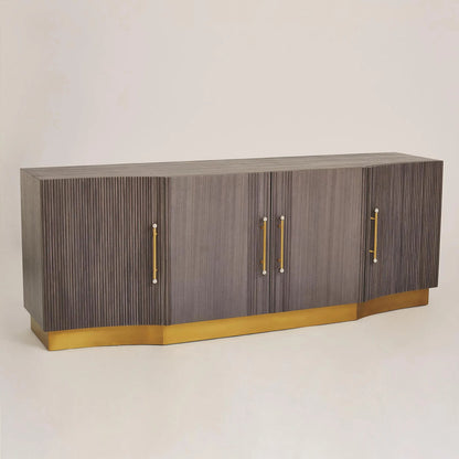 Mayfair Cabinet by Global Views. Made from brass, nickel in a modern style.