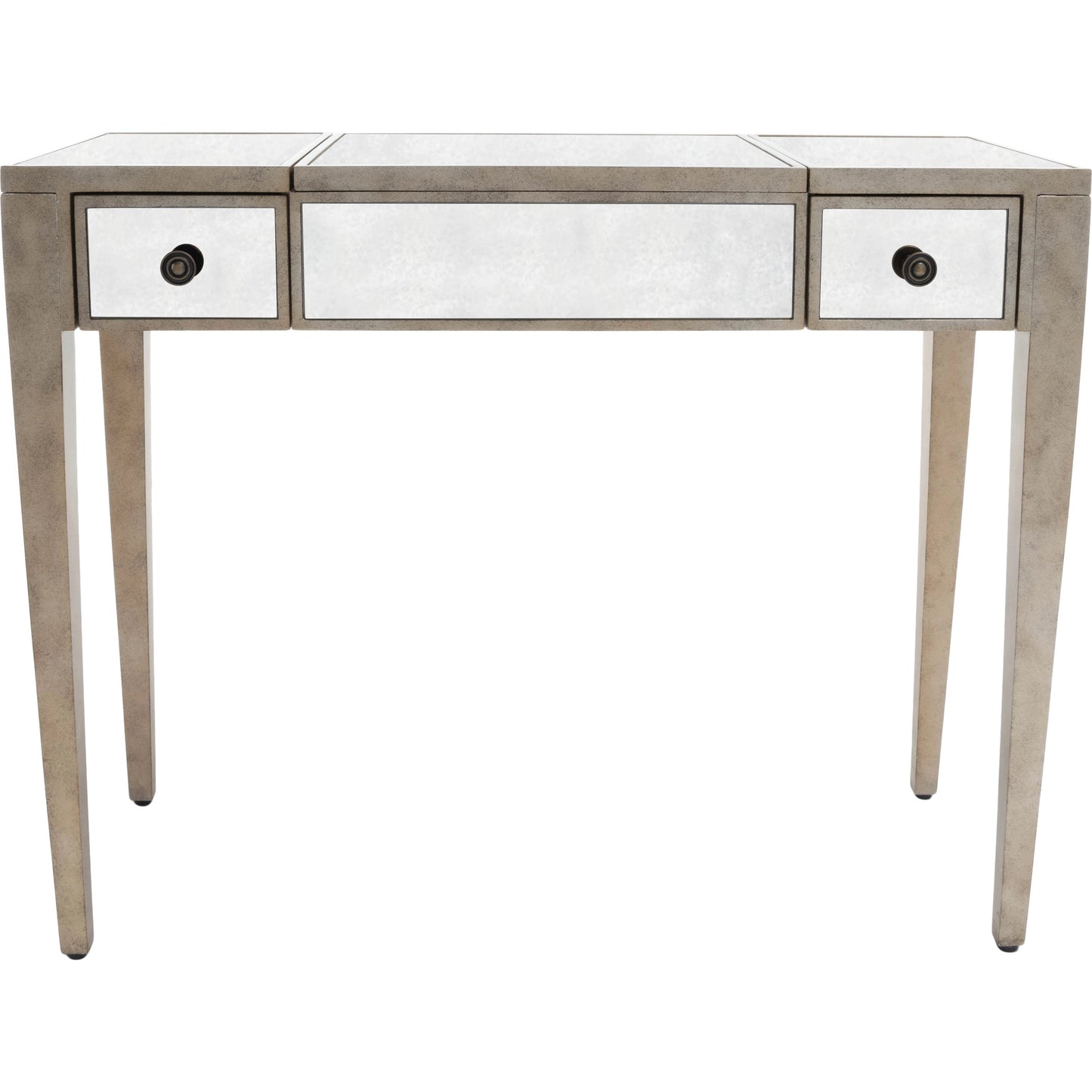 014 O-BUTLER-3506146 | Additional Silo | Constance Mirrored Vanity by Butler Specialty Company in silver and mirror. Made from poplar solids, mdf in a transitional style.