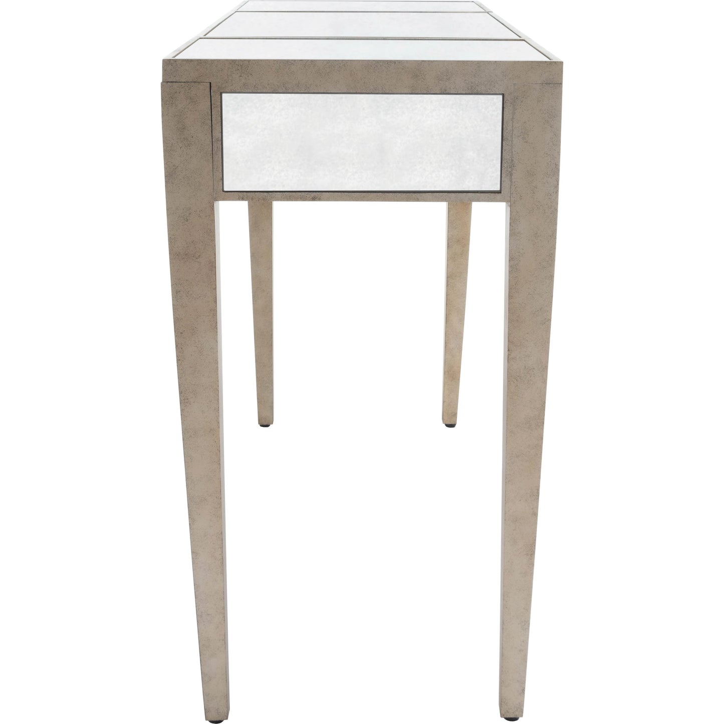 015 O-BUTLER-3506146 | Additional Silo | Constance Mirrored Vanity by Butler Specialty Company in silver and mirror. Made from poplar solids, mdf in a transitional style.