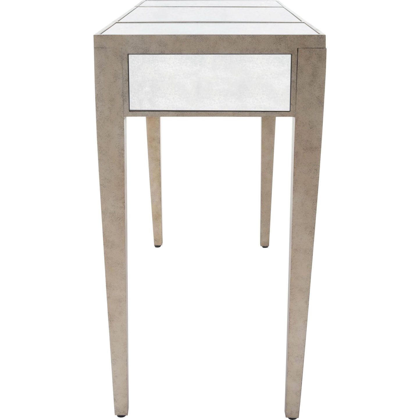 017 O-BUTLER-3506146 | Additional Silo | Constance Mirrored Vanity by Butler Specialty Company in silver and mirror. Made from poplar solids, mdf in a transitional style.