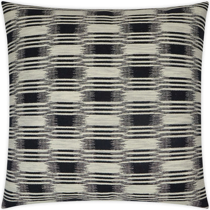 Fortress Pillow by DV Kap Home in black. Made from 65% cotton, 35% polyester in a modern style.