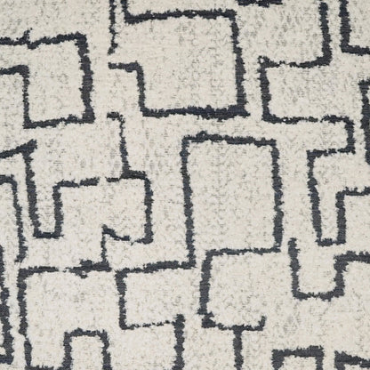 Domaine Pillow by DV Kap Home in grey. Made from 49% viscose, 39% cotton, 12% polyester in a modern style.