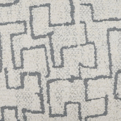 Domaine Pillow by DV Kap Home in grey. Made from 49% viscose, 39% cotton, 12% polyester in a modern style.