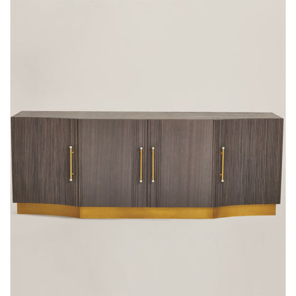 Mayfair Cabinet by Global Views. Made from brass, nickel in a modern style.