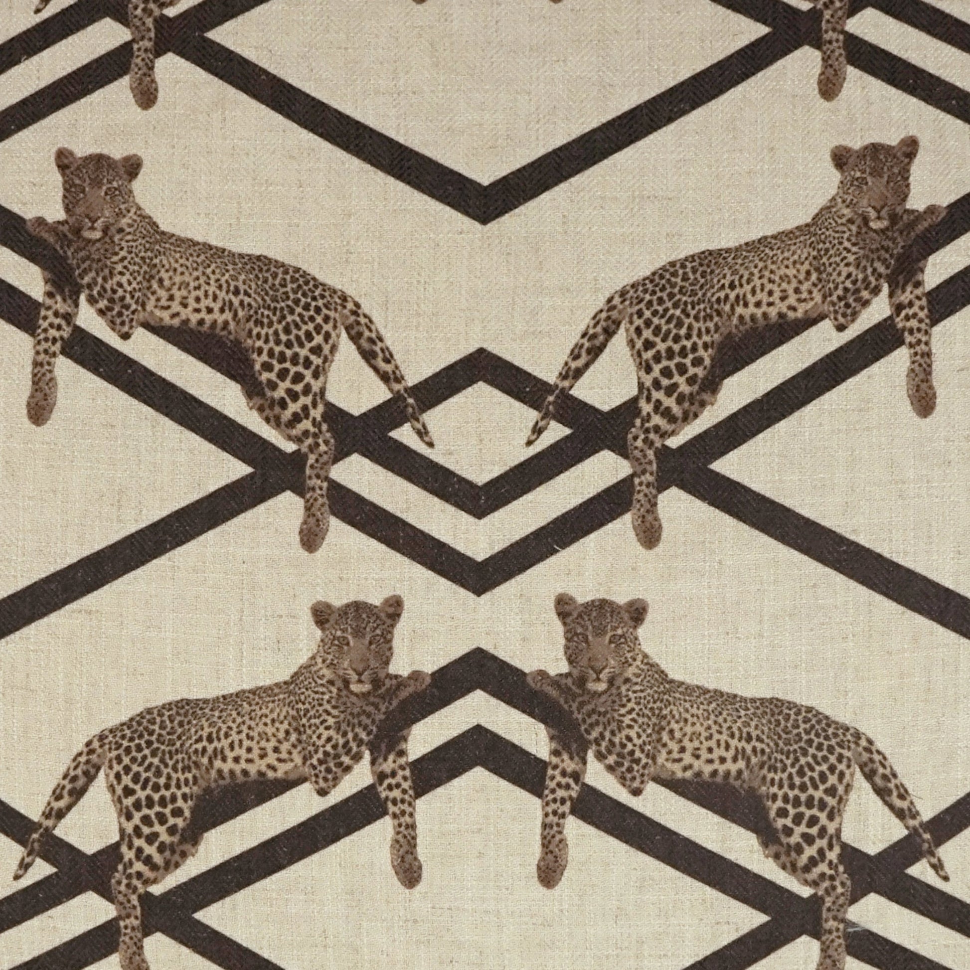Jinx Pillow by DV Kap Home in brown. Made from 95% polyester, 5% linen in a modern style.