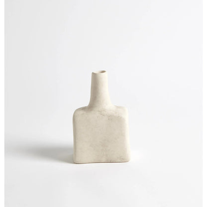 Tall Stack Bottle by Global Views in reactive ivory. Made from earthenware in a eclectic & global style.