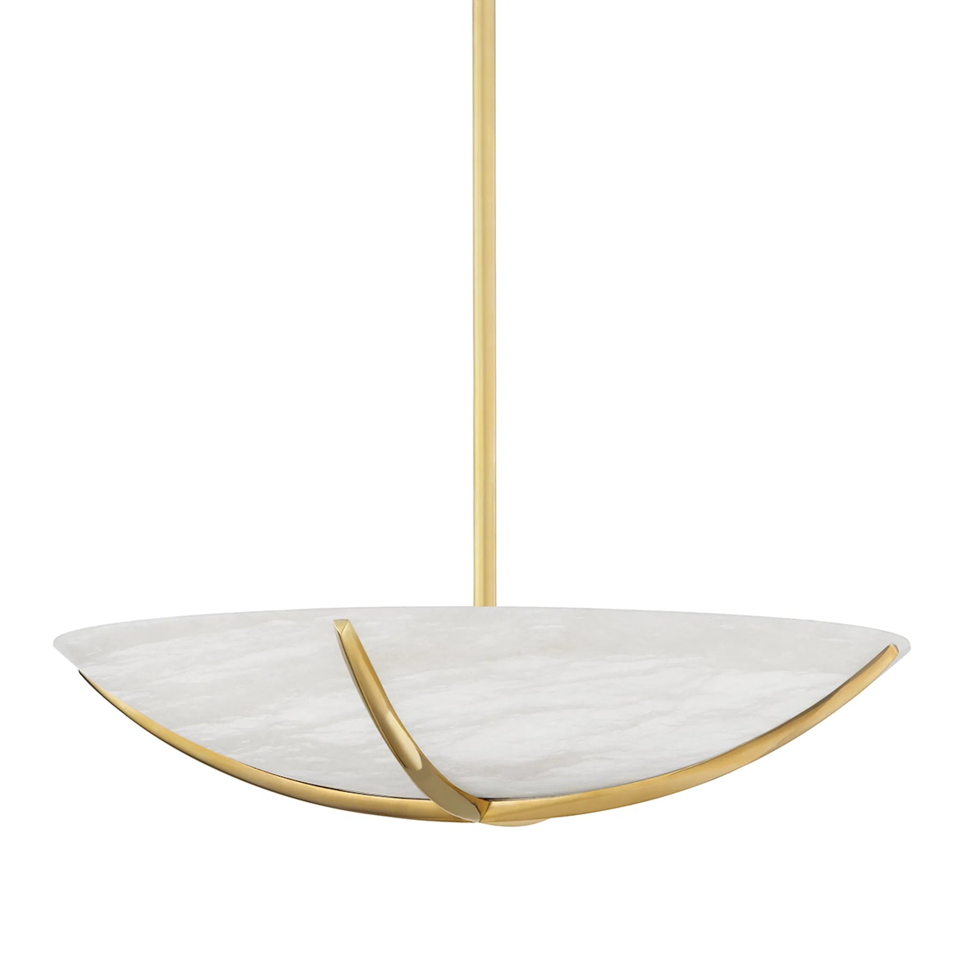 Lynden 5 Light Chandelier by Hudson Valley. Made from brass in a modern style.