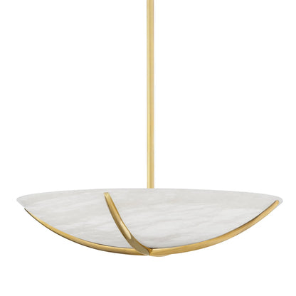 Lynden 5 Light Chandelier by Hudson Valley. Made from brass in a modern style.