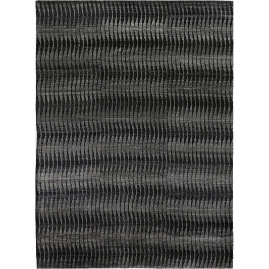 Super Tibetan 3524 Rug by Exquisite Rugs in gray, charcoal. Made from wool, bamboo silk in a unique style.