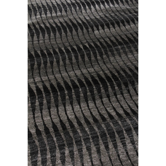 Super Tibetan 3524 Rug by Exquisite Rugs in gray, charcoal. Made from wool, bamboo silk in a unique style.