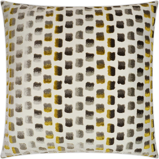 001 SI-2027969 | Additional Silo | Impasto Pillow by DV Kap Home in mustard. Made from 85% polyester, 15% viscose in a modern style.