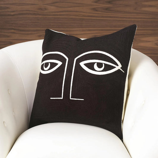 Two Eye Pillow by Global Views in natural. Made from shell 100% cotton, lining 100% cotton in a modern style.