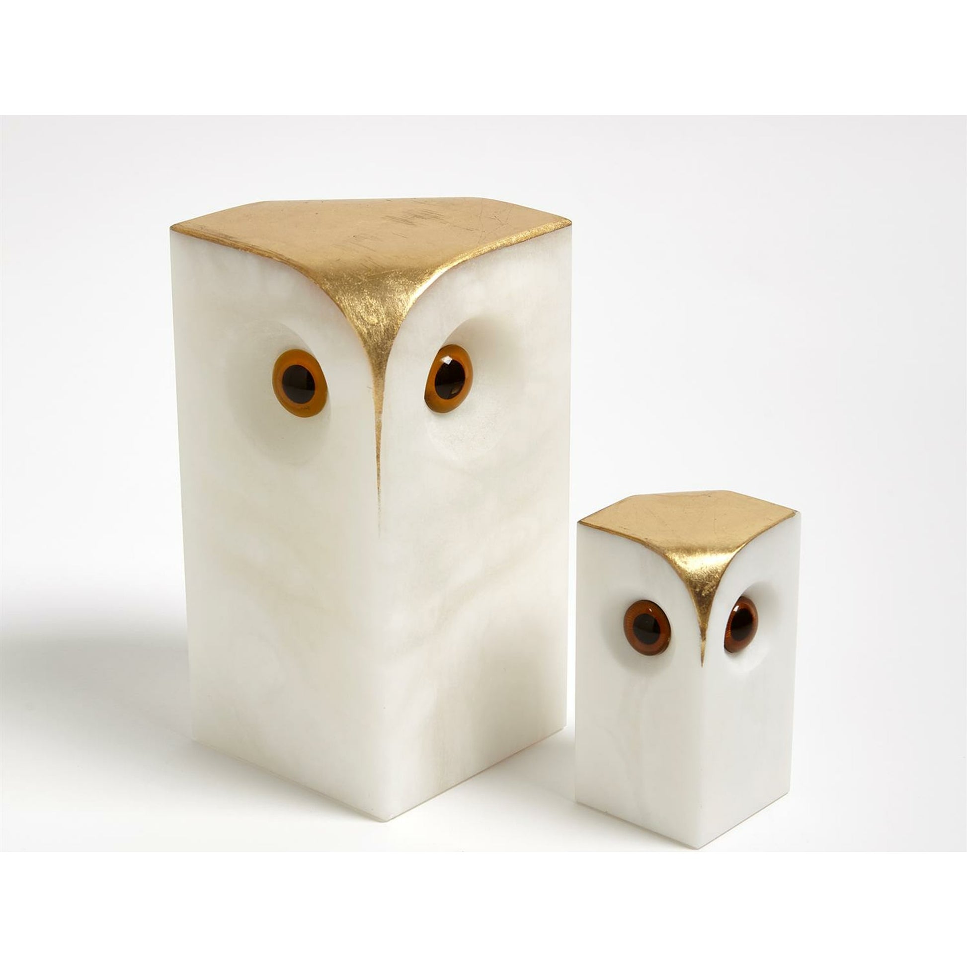 Alabaster Owl by Global Views. Made from alabaster in a eclectic & global style.