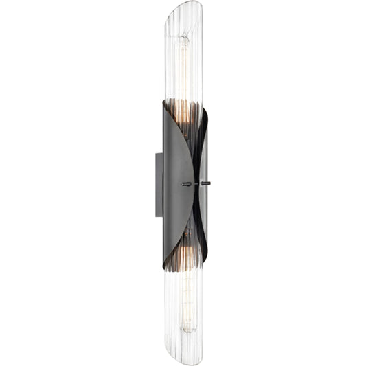Lefferts Wall Sconce by Hudson Valley. Made from brass in a modern style.