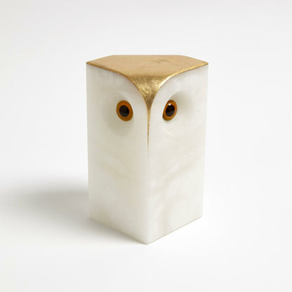 Alabaster Owl by Global Views. Made from alabaster in a eclectic & global style.