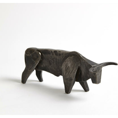 Bull by Global Views in natural iron. Made from iron in a eclectic & global style.