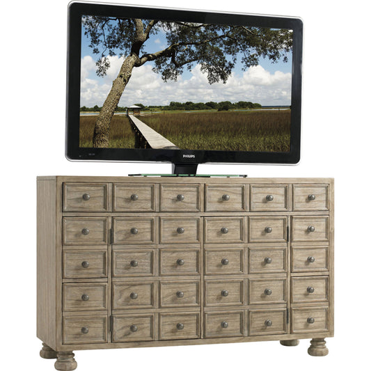 Andrews Media Console by Lexington. Made from unique in a eclectic & global style.