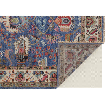 Beall Traditional Oriental Rug - 6708F by Feizy in blue, red. Made from wool in a unique style.