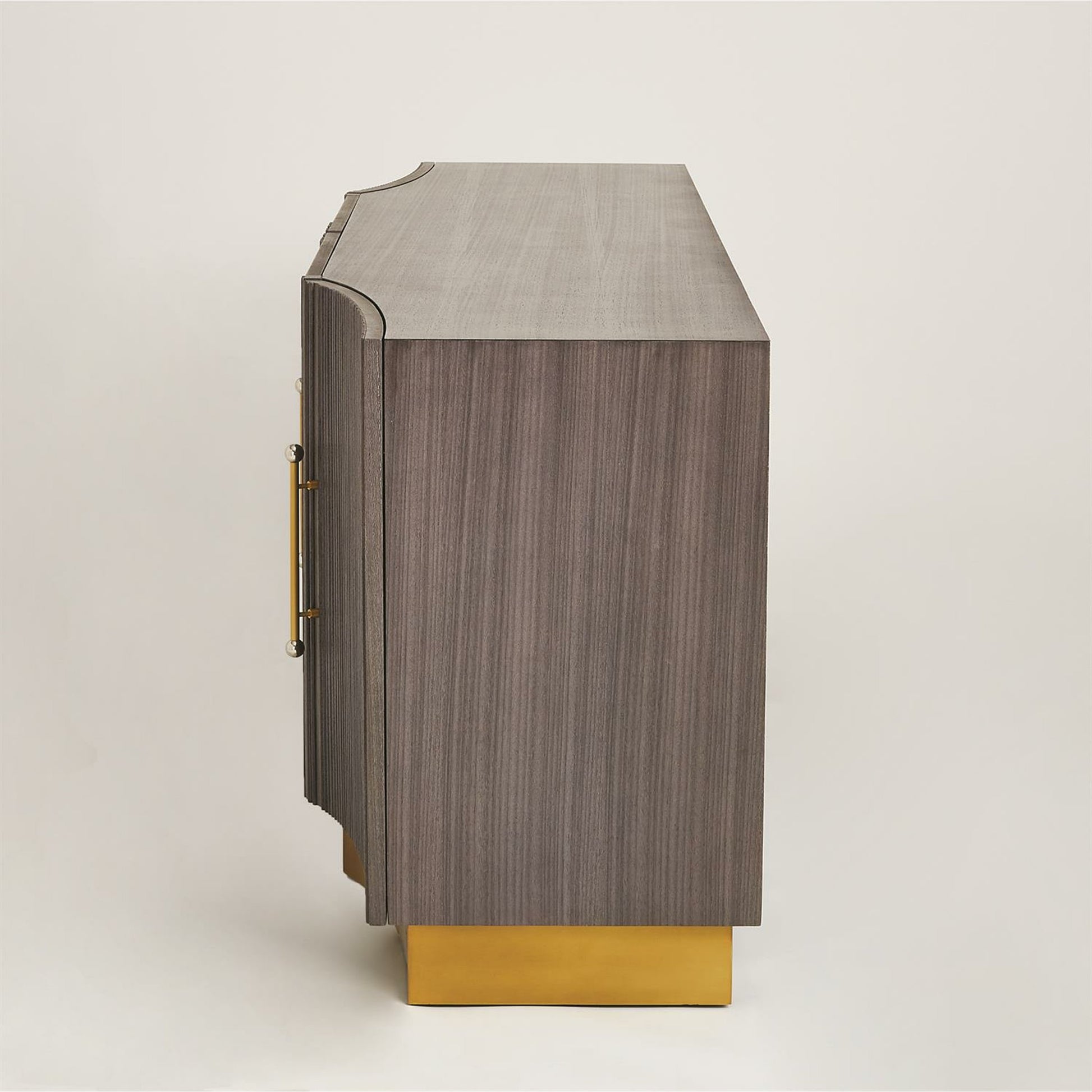 Mayfair Cabinet by Global Views. Made from brass, nickel in a modern style.