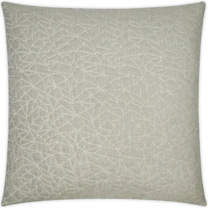 Serene Throw Pillow by DV Kap Home in tan/taupe. Made from 43% polyester, 40% viscose, 11% linen, 6% cotton in a modern style.