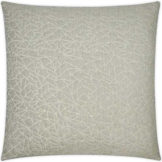 Serene Throw Pillow by DV Kap Home in tan/taupe. Made from 43% polyester, 40% viscose, 11% linen, 6% cotton in a modern style.