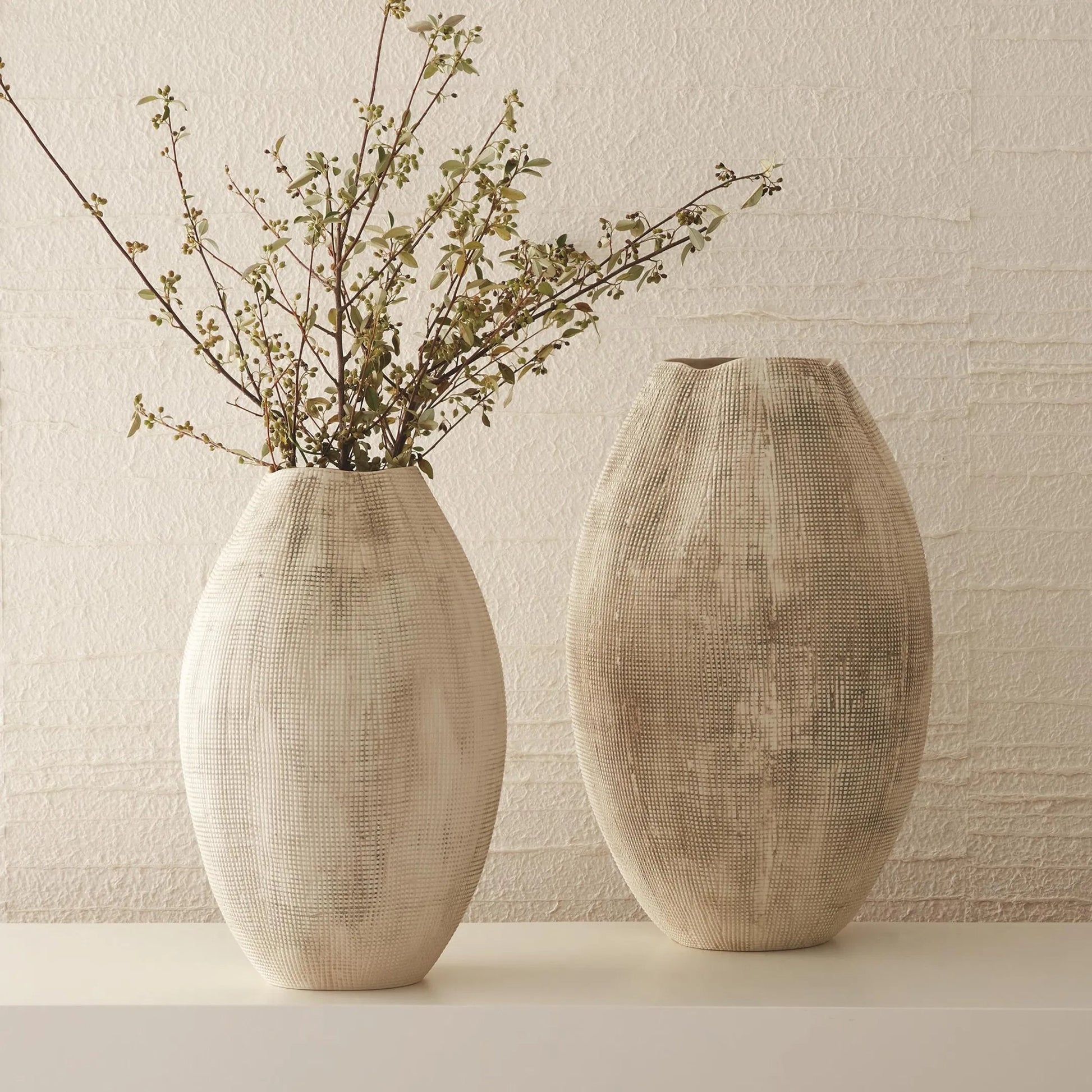 Sisal Vase by Global Views. Made from ceramic in a eclectic & global style.