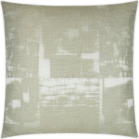 Ciara Pillow by DV Kap Home in alabaster. Made from 59% polyester, 27% viscose, 14% cotton in a modern style.