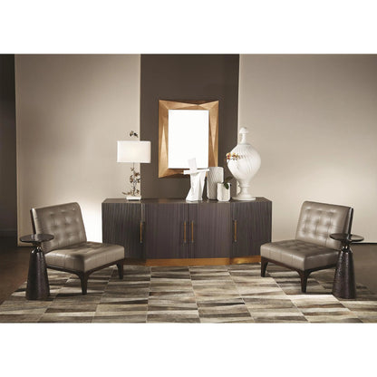 Meteor Taper Table by Global Views in bronze. Made from porcelain in a eclectic & global style.