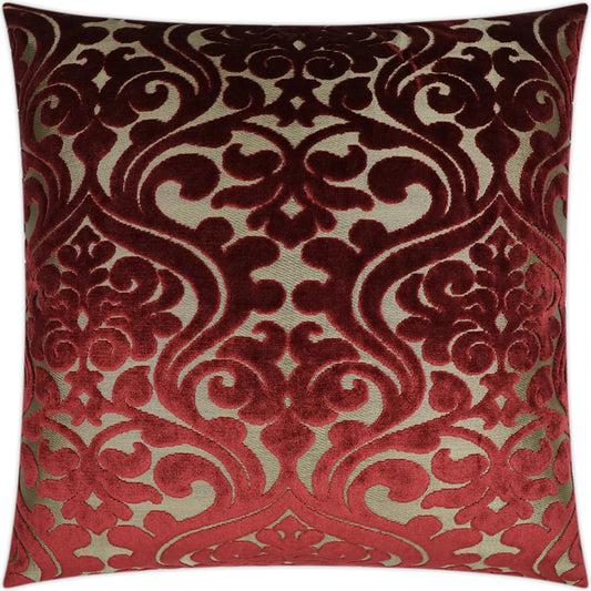 Damascus Pillow by DV Kap Home. Made from 79% viscose, 21% polyester in a traditional style.