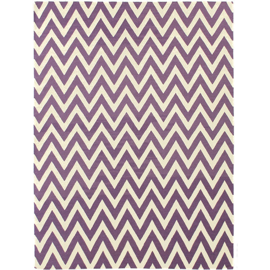 001 SI-2542985,SI-2542986,SI-2542987,SI-2542988,SI-2542989 | Primary Silo | Flatweave 3548 Rug by Exquisite Rugs in light purple, white. Made from new zealand wool in a unique style.