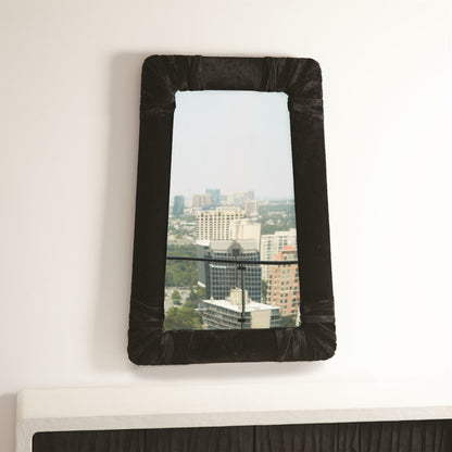 Gabriel Mirror by Global Views. Made from leather, mirror in a modern style.