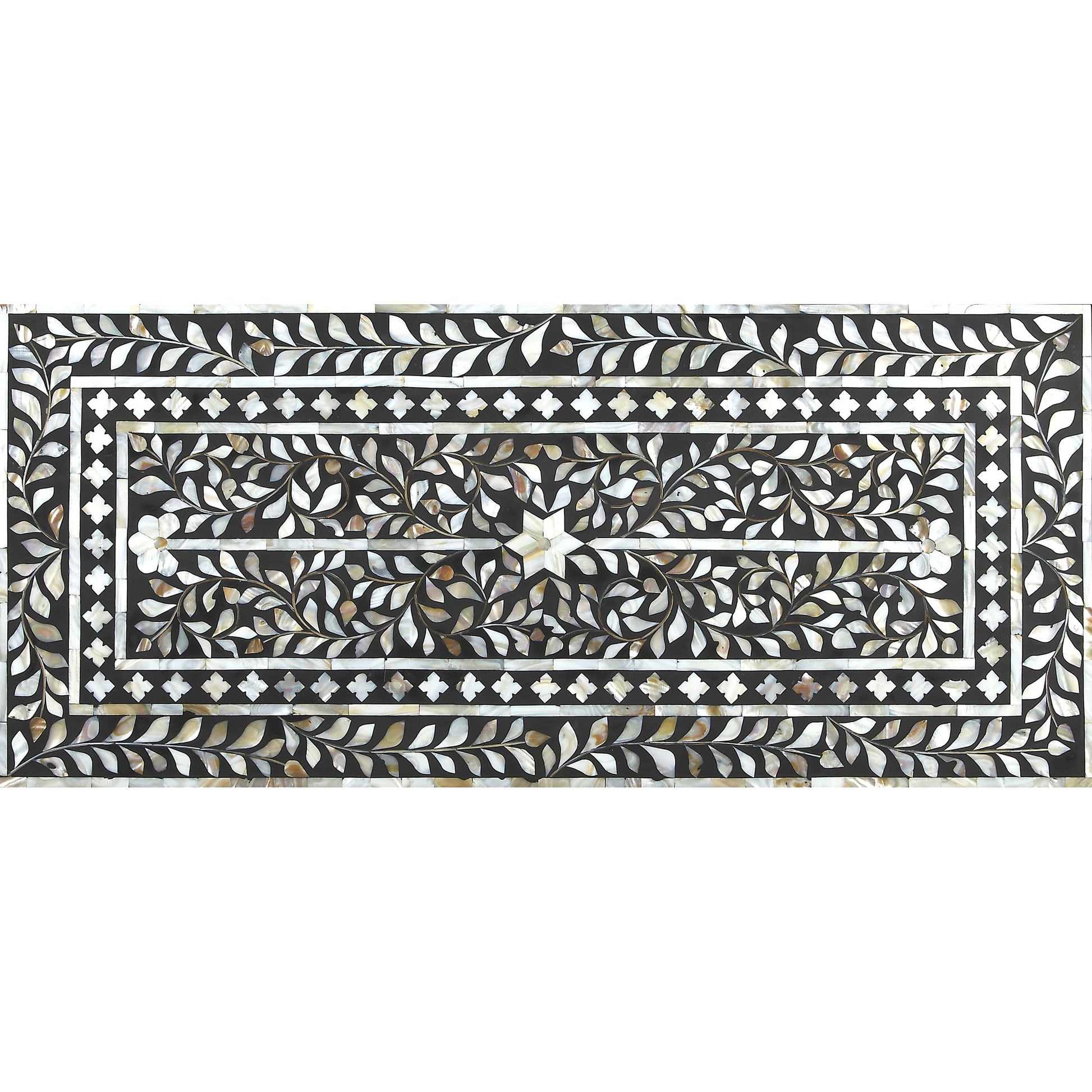 Bone Inlay Chest by Butler Specialty Company in black and black bone inlay. Made from mango wood solids, mdf, resin, bone in a modern style.